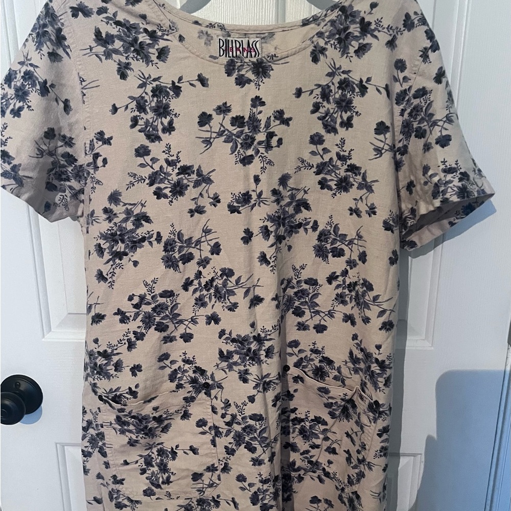 Bill Blass Floral Print Dress - Picture 5 of 6
